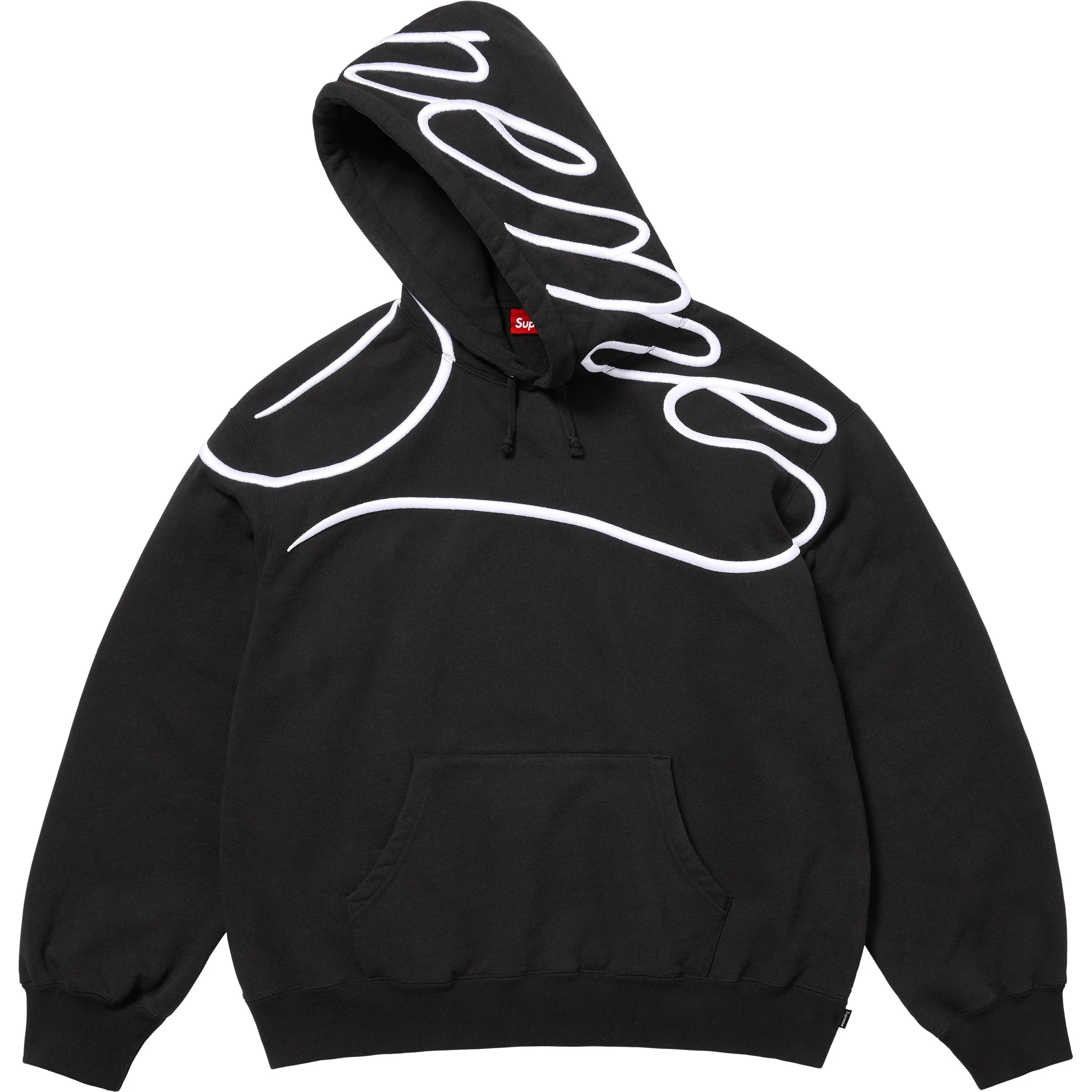 Shoulder Script Hooded Sweatshirt view 13